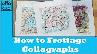 How to Frottage Collagraphs [upl. by Sacha]