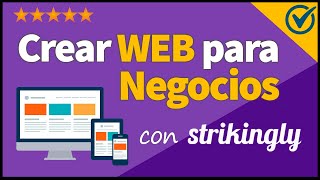 💻 CREAR una WEB para MI NEGOCIO con Strikingly 🔥 Tutorial en Español [upl. by Yv]