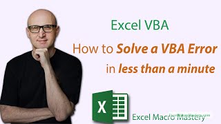 How to Solve a VBA Error in Less Than a Minute [upl. by Deane]