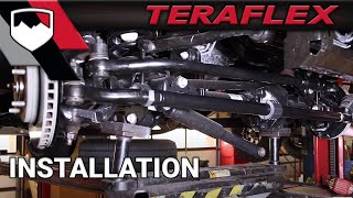 TeraFlex Install JK HD Tie Rod amp Drag Link Kit [upl. by Damour]