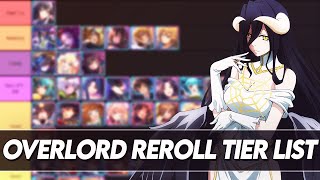 KONOSUBA FANTASTIC DAYS REROLL TIER LIST OVERLORD [upl. by Moishe]