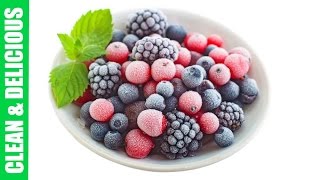 Frozen Berries 3 Easy Ways  Clean amp Delicious [upl. by Arannahs969]