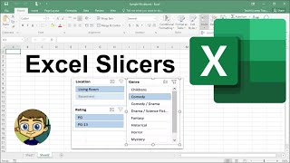 Using Excel Slicers to Filter Data [upl. by Babette]