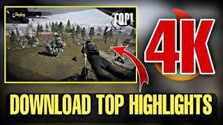 How to Download Top Highlights  Highlight Moments  PUBG MobileBGMI [upl. by Shulock]