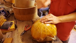 Build a Gourd Banjo  Part 2 of 4 [upl. by Dupuis]