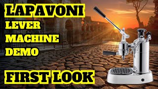 First Look at the La Pavoni Lever Machine Review amp How To [upl. by Mackey]