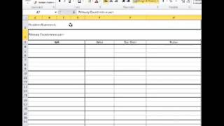 Action Plan Template in MS Word [upl. by Whitcher]