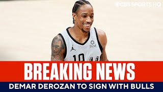 Demar DeRozan Finalizing 3Year 85M Deal With Bulls  CBS Sports HQ [upl. by Seira723]