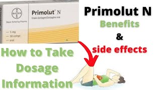 Primolut N tablet uses benefits and side effects  how to take or use primolut n tablet [upl. by Tennes943]