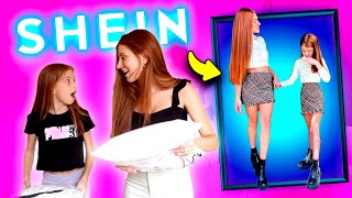 PROVANDO LOOKS DA SHEIN COM MINHA SOBRINHA [upl. by Namzed]