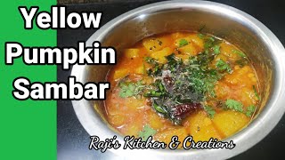 Yellow Pumpkin Sambar RecipeHow to prepare yellow Pumpkin Sambar [upl. by Nadaha]