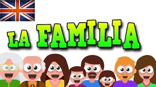 LA FAMILIA EN INGLÉS  APRENDE INGLÉS CON MR PEA  ENGLISH FOR KIDS [upl. by Otrebilif836]