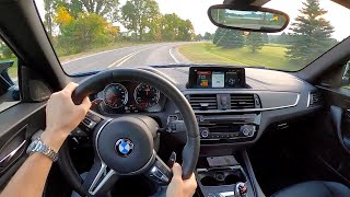 2021 BMW M2 Competition DCT  POV Review [upl. by Namwen743]