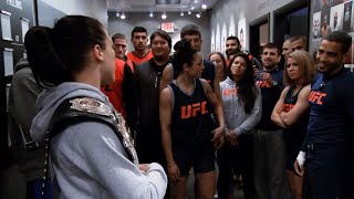 TUF Moments Joanna Jedrzejczyk amp Claudia Gadelha Talk Trash [upl. by Adnawad]