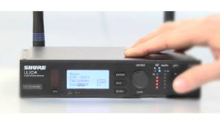 Shure ULXD Digital Wireless System System Gain Control [upl. by Pohsib]