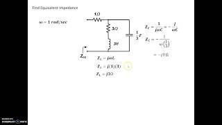 Example 2 Equivalent Impedance [upl. by Yacano279]