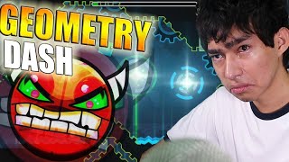 MI PRIMER NIVEL DEMONÍACO   Deadlocked  Geometry Dash  Fernanfloo [upl. by Karlyn]