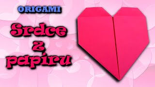 Origami srdce z papíru  jak vyrobit srdce z papíru [upl. by Barrus441]