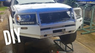 How to install a bullbar  Triton  L200 [upl. by Watters]