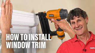 How to Install Window Trim [upl. by Neret]