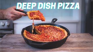 The 4 keys to make perfect CHICAGO DEEP DISH pizza every time [upl. by Manley]