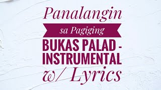 Panalangin sa Pagiging Bukas Palad  Instrumental with Lyrics [upl. by Koran143]