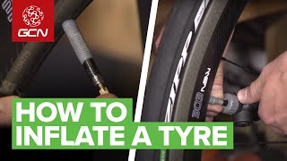 How To Pump A Bike Tyre [upl. by Atnauqal]