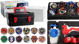 Unboxing 12 Beyblades Burst Evolution Metal Fusion  Beyblade Reviews [upl. by Graf]