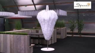 Sywawa design parasols how to open a Frou Frou Breezer Bloom Dot Twister [upl. by Averi]