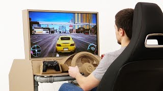 How to Build Sim Racing Cockpit Works with Any GameConsole [upl. by Nomra]