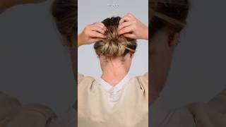 EASIEST LOW MESSY BUN [upl. by Pinebrook]