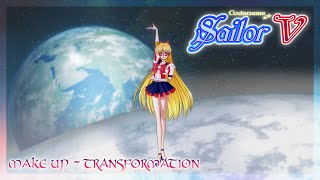 Sailor V  quotMoon Power Make Upquot Minakos Transformation Fanmade FHD [upl. by Loats]