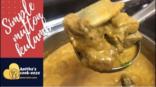 Simple mutton kuzhambu mutton kuzhambu in tamil how to make mutton kuzhambu  Anithas COOKEEZZE [upl. by Marr]