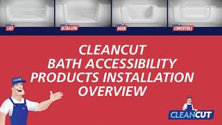 CleanCut Bath Tub Accessibility One Minute Installation Overview [upl. by Lindberg969]