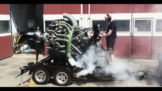 Bristol Hercules Radial Aircraft Engine Demonstration [upl. by Irish]