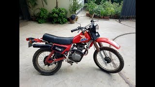 Honda XL185 Review [upl. by Retloc]