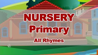 All Rhymes  PrePrimary  Nursery Rhymes  English [upl. by Capone401]