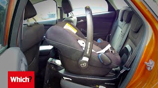 How to fit an isofix baby car seat in 60 seconds [upl. by Fital235]