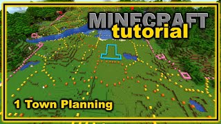 How to Plan a Medieval Town in Minecraft  Minecraft Medieval Building Tutorial 1 [upl. by Nolrac]