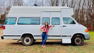 VANLIFE  Fearless Solo Woman Full Time Living in a DIY Camper Van [upl. by Kassel827]