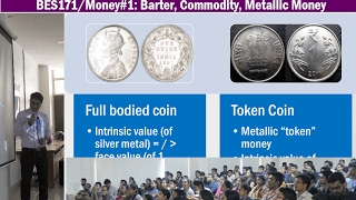 BES171Money1 Functions of Money Full Bodied coins vs Token Coins Debasement Fungibility [upl. by Aettam]