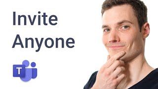 How to Invite Anyone to Microsoft Teams Meeting [upl. by Gerk129]