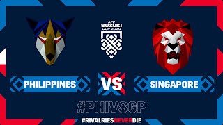 Philippines 12 Singapore AFFSuzukiCup2020 Group Stage [upl. by Nave]