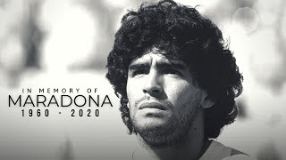 Tribute to DIEGO MARADONA  Legendary Highlight Moments [upl. by Ahsimik]