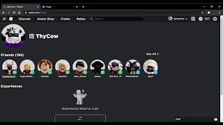 My experiences are failing to load ROBLOX [upl. by Ettelrats665]