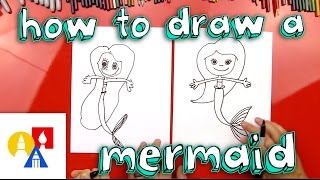 How To Draw A Mermaid [upl. by Vassar]