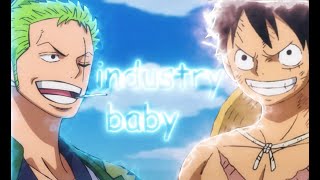 ONE PIECE  AMV   Lil Nas X Industry Baby [upl. by Eenimod]