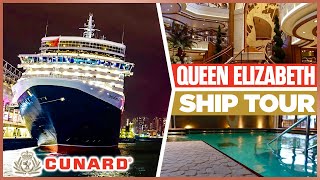 Cunards Queen Elizabeth FULL Ship Tour [upl. by Petey]