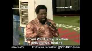 TB Joshua Powerful Prayer 30092012 [upl. by Lramaj]