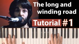 Como tocar quotThe long and winding roadquot The Beatles  Parte 12  Tutorial y partitura [upl. by Faun]